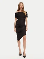 Sukienki - Marciano Guess Sukienka koktajlowa 5YGK06 6334A Czarny Extra Slim Fit - miniaturka - grafika 1