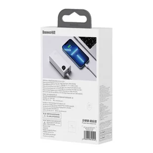 Szybko ładujący Power Bank Baseus Adaman2 10000mAh 30W (biały) - Powerbanki - miniaturka - grafika 11