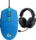 Myszki - Logitech G102 Lightsync 910-005801 + G Pro X Czarne 981-000818 - miniaturka - grafika 1