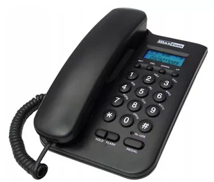 Telefon stacjonarny Maxcom KXT100 Czarny Darmowa dostawa od 89 zł! - Telefony stacjonarne - miniaturka - grafika 1