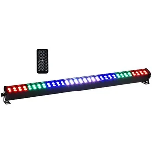 LIGHT4me LED BAR 64X3W RGB listwa 8 sekcji PILOT - 8-sekcyjna listwa oświetleniowa z możliwością sterowania pilotem - Oświetlenie i efekty wizualne - miniaturka - grafika 1