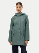Kurtki damskie - Vero Moda Kurtka przeciwdeszczowa Malou 10266982 Zielony Regular Fit - miniaturka - grafika 1