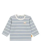 Kaftaniki dla niemowląt - Steiff Koszulka w kolorze błękitno-kremowym - miniaturka - grafika 1