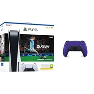 Konsole Playstation - SONY PlayStation 5 C Chassis + EA SPORTS FC 24 (do pobrania) + FC 24 Ultimate Team (voucher) + DualSense Galaktyczny Fiolet - miniaturka - grafika 1