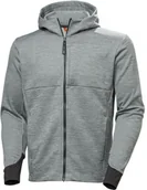 Bluzy męskie - Helly Hansen Jumper Tech Hooded Midlayer, gray 4XL - miniaturka - grafika 1