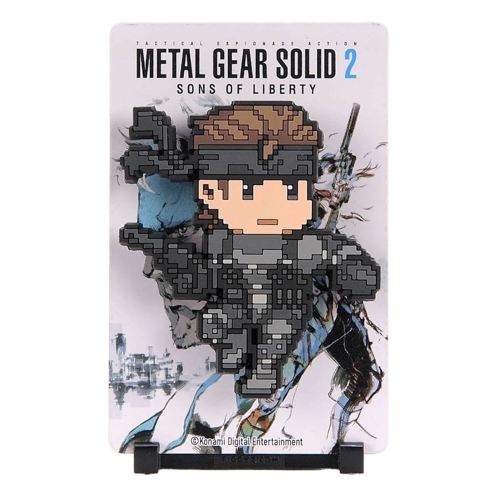 metal gear solid 2 figgyz magnes figurka solid snake (hero pose) 11 cm