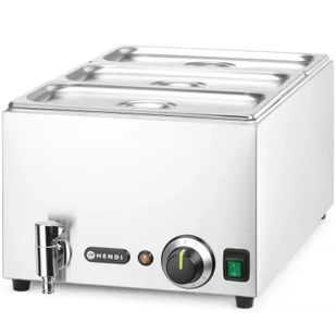 Bemar podgrzewacz do potraw z kranem 3x GN 1/3 100 mm z pokrywkami 1000 W - Piece, kotły  i płyty grzejne gastronomiczne - miniaturka - grafika 1