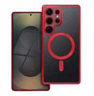 Etui i futerały do telefonów - Futerał ELECTRO MAG COVER kompatybilny z MagSafe do SAMSUNG S25 Ultra czerwony - miniaturka - grafika 1