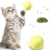 Zabawki dla kotów - ZABAWKA DLA KOTA INTERAKTYWNA KULKA + KOCIMIĘTKA - miniaturka - grafika 1