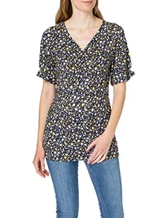 Esprit Maternity Damska koszulka Ss AOP dla kobiet w ciąży, Nocne niebo niebieskie - 485, M - Koszulki i topy damskie - miniaturka - grafika 1