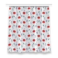 Zasłony - Zasłona na taśmę wzór 150x160 Czerwone pole maków, Fabricsy - miniaturka - grafika 1