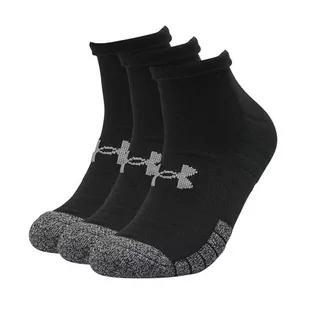 Under Armour, Skarpety męskie, 3-pack, Heatger Locut 1346753 001, czarny, rozmiar 36/42 - Skarpetki damskie - miniaturka - grafika 1