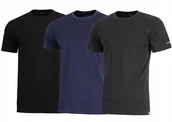 Koszulki męskie - 3x HI-TEC KOSZULKA BAWEŁNIANA T-SHIRT PLAIN TRÓJPAK R. XXL - miniaturka - grafika 1