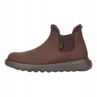 Półbuty damskie - HeyDude Męskie Buty Sztyblety Chelsea Trzewiki Skórzane Branson 41 - miniaturka - grafika 1