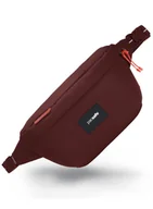 Nerki - Torba nerka antykradzieżowa Pacsafe Go Anti-Theft Sling Pack - garnet red - miniaturka - grafika 1