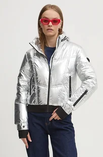 Desigual kurtka ALESUND damska kolor srebrny zimowa 24WWEWBQ - Kurtki damskie - miniaturka - grafika 1