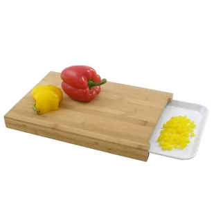 Tadar DREWNIANA DESKA Z POJEMNIKIEM 38 X 26 X 3,8 CM DREWNO BAMBUSOWE 5907558770315 - Pojemniki kuchenne - miniaturka - grafika 1