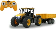 Zabawki zdalnie sterowane - Jamara Jamara JCB Fastrac Traktor mit Kippanhänger 1:24 2,4GHz - miniaturka - grafika 1