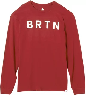 Koszulki męskie - t-shirt męski BURTON BRTN LS TEE Sun Dried Tomato - grafika 1
