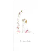 Albumy inne - Karnet Ślub DL S22 Para Młoda róż - miniaturka - grafika 1