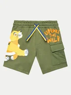 Spodenki damskie - Original Marines Szorty sportowe DEPV0336NM Zielony Regular Fit - miniaturka - grafika 1