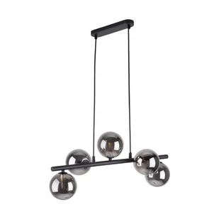 Estera lampa wisząca 5-punktowa czarna 6707 - Lampy sufitowe - miniaturka - grafika 1