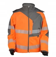 Odzież robocza - KURTKA SOFTSHELL POMARAŃCZOWA OSTRZEGAWCZA / 5XL - miniaturka - grafika 1