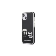 Etui i futerały do telefonów - Karl Lagerfeld KLHCP13STPEKCK iPhone 13 mini 5,4" hardcase czarny/black Karl&Choupette KF000964 - miniaturka - grafika 1