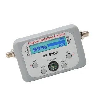 Cyfrowy lokalizator satelitów, cyfrowy lokalizator sygnału satelitarnego, cyfrowy miernik sygnału satelitarnego, miernik sygnału satelitarnego z kompasem, lokalizator satelitów dla DirecTV, cyfrowy wykrywacz satelitów - Kompasy - miniaturka - grafika 1