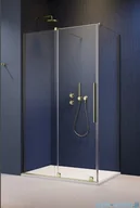 Kabiny prysznicowe - Radaway Furo Kdj Brushed Gold kabina 90x120cm lewa szczotkowane złoto 10104472-99-01L/10110430-01-01/10113120-01-01 - miniaturka - grafika 1