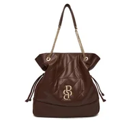 Torebki damskie - Torebka Badura EO-ADELE-LDA8042 Brązowy - miniaturka - grafika 1