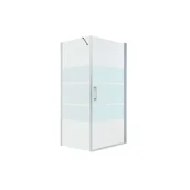 Kabiny prysznicowe - Kabina prysznicowa 80 x 100 cm Remix Sensea - miniaturka - grafika 1
