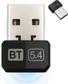 Adaptery bluetooth - ADAPTER BLUETOOTH 5.4 USB NANO MINI DO KOMPUTERA NADAJNIK ODBIORNIK KARTA - miniaturka - grafika 1