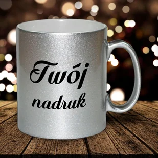 Srebrny kubek SOFT METALIC z Twoim nadrukiem - Kubki - miniaturka - grafika 1