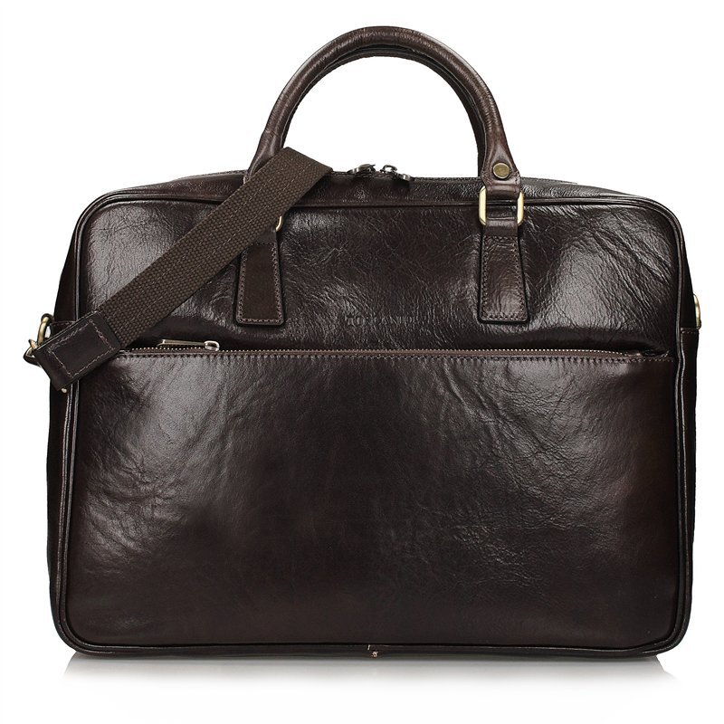 Teczka Skórzana Toscanio F279 - Brąz, Vintage