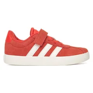 Buty dla chłopców - ADIDAS VL COURT 3.0 EL C JH6314 Czerwony - miniaturka - grafika 1