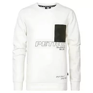 Bluzy dla chłopców - Petrol Industries Bluza chłopięca z okrągłym dekoltem, biały (Dusty White), 24 miesi?cy - miniaturka - grafika 1