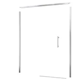 Akcesoria do armatury i ceramiki - Sensea Profile drzwi przesuwnych prysznicowych chromowane Remix 160x195 cm - miniaturka - grafika 1