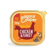 Mokra karma dla psów - Edgard & Cooper Adult 11x150g Soczysty kurczak i indyk - miniaturka - grafika 1