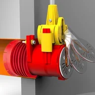 Akcesoria hydrauliczne - Zasuwa burzowa PP dn 160mm do studni betonowych typ0, z wyjmowaną klapą, uniwersalna, do kanalizacji zewnętrznej - miniaturka - grafika 1