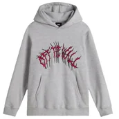 Bluzy dla dziewczynek - Bluza Dziecięca(8-14lat) VANS Metal Arch Loose Cement Heather VN000MH702F1 L - miniaturka - grafika 1