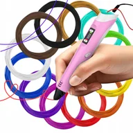 Długopisy - Zestaw Długopis 3D Pen Zabawki Dla Dzieci Wkłady Filament Pla Mix 9+100m - miniaturka - grafika 1