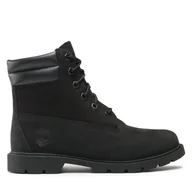 Botki damskie - Trapery Timberland Linden Woods Wp 6 Inch TB0A156S0011 Czarny - miniaturka - grafika 1