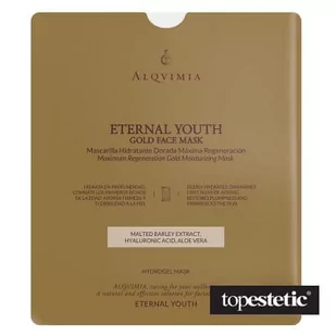 Alqvimia Eternal Youth Gold Face Mask Złota maska hydrożelowa 1szt. - Maseczki do twarzy - miniaturka - grafika 1