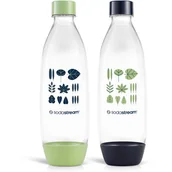 Saturatory - Sodastream Butelka Fuse Green/Blue 2x 1 l, do zmywarki - miniaturka - grafika 1