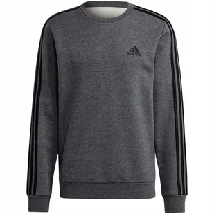 Bluza męska adidas Essentials Fleece szara H12166 M - Bluzy męskie - miniaturka - grafika 1
