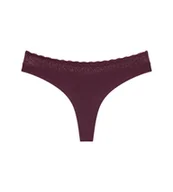 Majtki damskie - Kobiece STRINGI majtki damskie Triumph Feel of Modal String Bordowe XS 34 - miniaturka - grafika 1