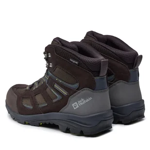 Trekkingi Jack Wolfskin Vojo 3 Texapore Mid M 4042462 Brązowy - Buty trekkingowe męskie - miniaturka - grafika 1