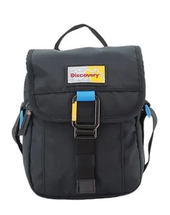 Torba na ramię z klapą Discovery ICON 711 czarna - Torby sportowe - miniaturka - grafika 1