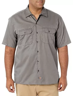 Koszule męskie - Dickies Męska koszula robocza z krótkim rękawem, szary (Silver Grey Sv)., 3XL - grafika 1